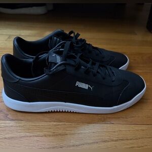 PUMA Club 5V5 Lace Up Mens Black Sneakers Casual Shoes